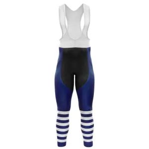 Half Stripes Bib Pants (BLUE)